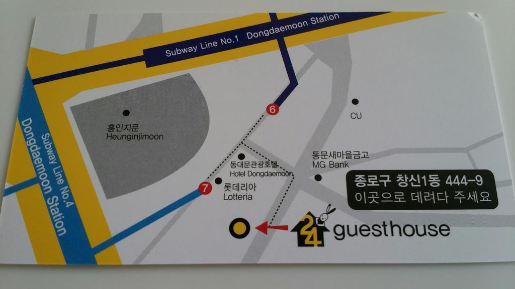 24 Guesthouse Dongdaemun Market Seoul Eksteriør billede